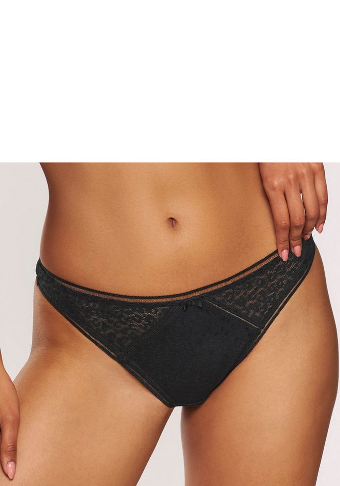 Nuance String aus Allover-Jacquardspitze im angesagten Leo-Look von Nuance
