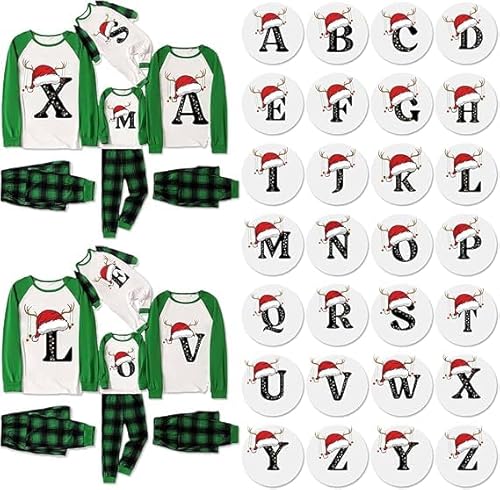 Nuaoxyeu Outfit Weihnachten Familie Matching Weihnachten Brief Eltern Kind Outfit Split Pyjama Weihnachts Schlafanzug gutschein 20 Euro Black Friday Angebote von Nuaoxyeu