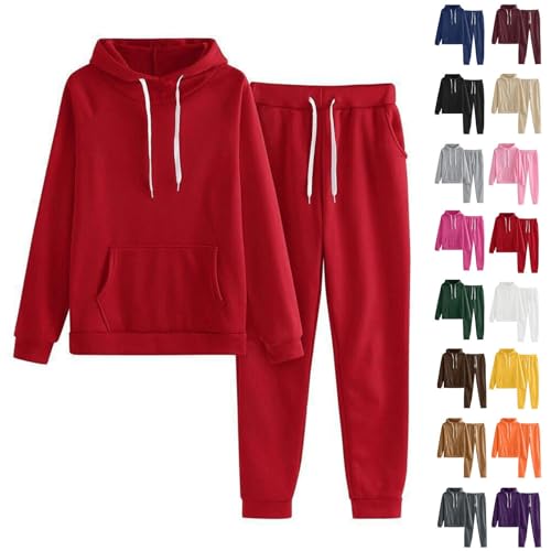 Nuaoxyeu Outlet Angebote Warehouse Deal Trainingsanzug Damen Jogginganzug Damen Set Hoodie Zipper Loungewear Damen Set Hausanzug Freizeitanzug leichte Sommerjacke Damen günstig von Nuaoxyeu