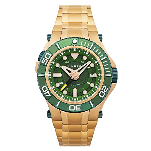 Nubeo Sea Manta Herren-Armbanduhr, 45 mm, Automatik, limitierte Auflage, mit massivem Edelstahl-Armband, NB-6059, Rose, Manta Midsize Automatik Limited Edition Nubeo Sea Manta Herren-Armbanduhr, 45 mm, Automatik, limitierte Auflage, mit massivem Edelstahl-Armband, NB-6059, Rose, Manta Midsize Automatik Limited Edition von Nubeo