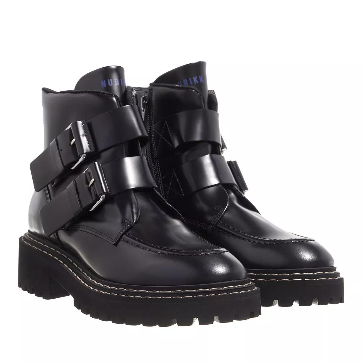 female Stiefeletten schwarz Biker Boot 37 von Nubikk