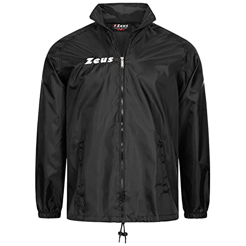 Nucleo Sport Regenjacke Wasserdicht Winddicht Regenjacke Rain Zeus x Herren Unisex Damen Kinder, Schwarz , One size von Nucleo Sport