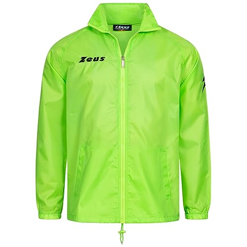Nucleo Sport Regenjacke Wasserdicht Winddicht Regenjacke Rain Zeus x Herren Unisex Damen Kinder, grün neon, One size von Nucleo Sport