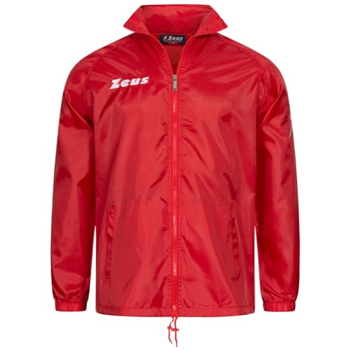 Nucleo Sport Regenjacke Wasserdicht Winddicht Regenjacke Rain Zeus x Herren Unisex Damen Kinder, rot, One size von Nucleo Sport