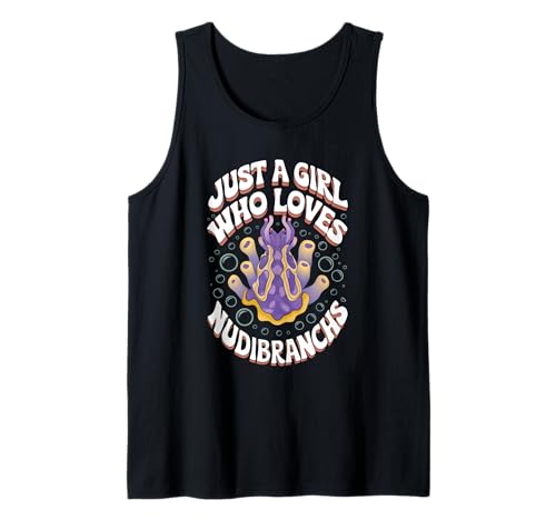 Nur EIN Mädchen, das Nudibranchs liebt Tank Top von Nudibranch Outfit Biologist Sea