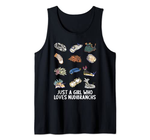 Nur ein Mädchen, das Nudibranchs Nudibranch liebt Tank Top Nur ein Mädchen, das Nudibranchs Nudibranch liebt Tank Top von Nudibranchs Nudibranch Animal Outfits