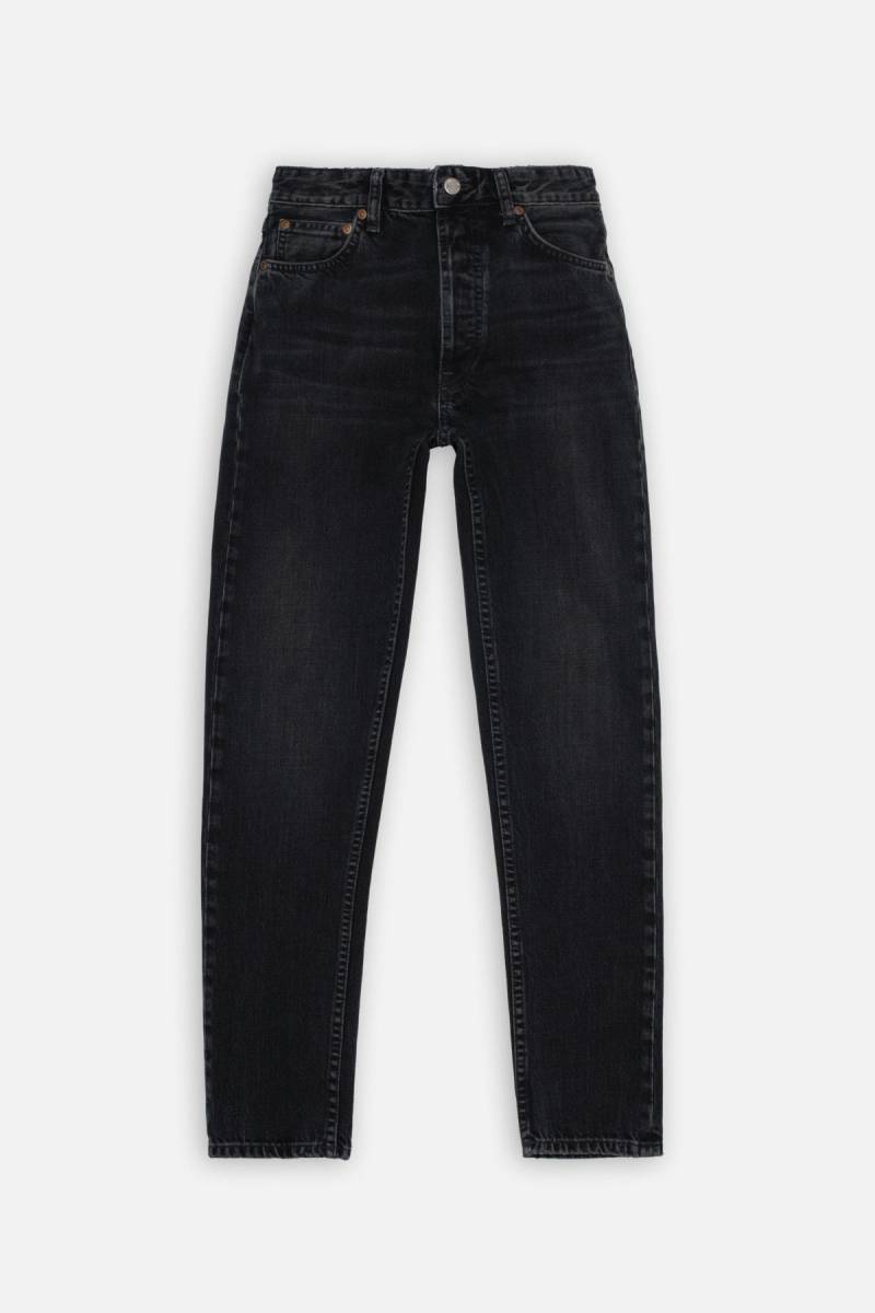 Jeans Breezy Britt Black Crosshatch von Nudie Jeans