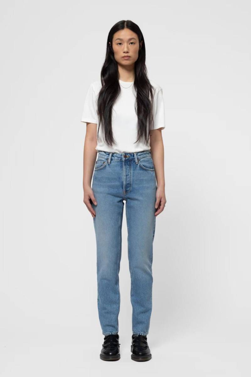 Jeans Breezy Britt Blue Rebel von Nudie Jeans