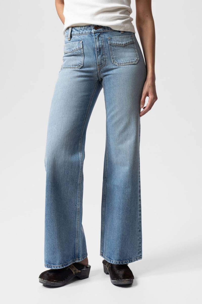 Jeans Holly Flare Light Blue von Nudie Jeans