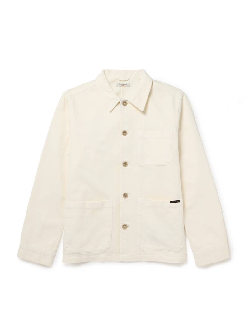 Nudie Jeans - Barney Slim-Fit Cotton-Twill Jacket - Men - Neutrals - S von Nudie Jeans