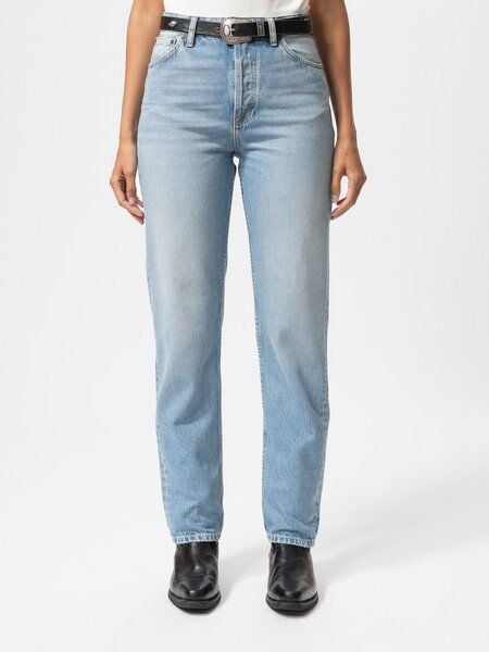 Nudie Jeans Gerade Jeans Lofty Lo - Blue Fever von Nudie Jeans