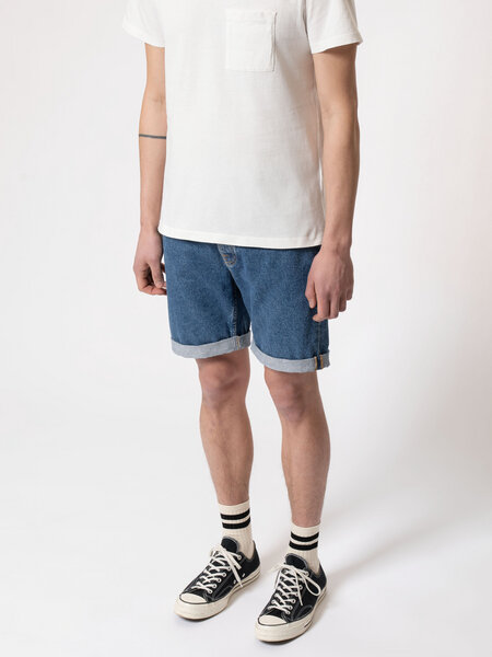 Nudie Jeans Herren Denim Shorts Josh von Nudie Jeans