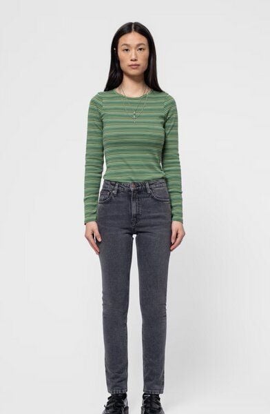 Nudie Jeans Jeans Mellow Mae Lava Grey von Nudie Jeans