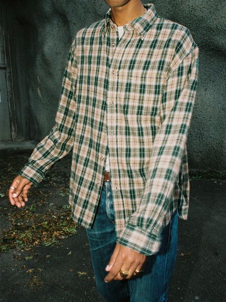 Nudie Jeans Kariertes Flanell-Hemd Julian Farmers von Nudie Jeans