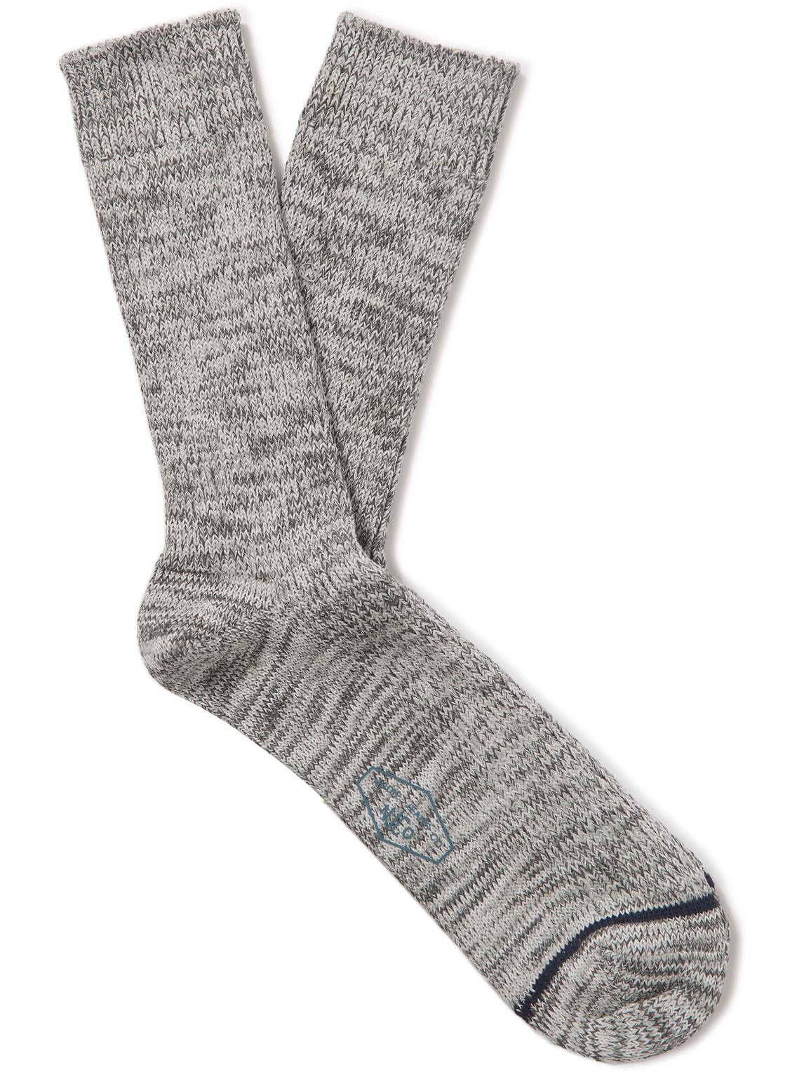Nudie Jeans - Knitted Socks - Men - Gray von Nudie Jeans