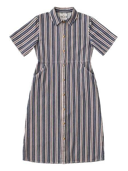 Nudie Jeans Lotten Denim Dress Stripe von Nudie Jeans