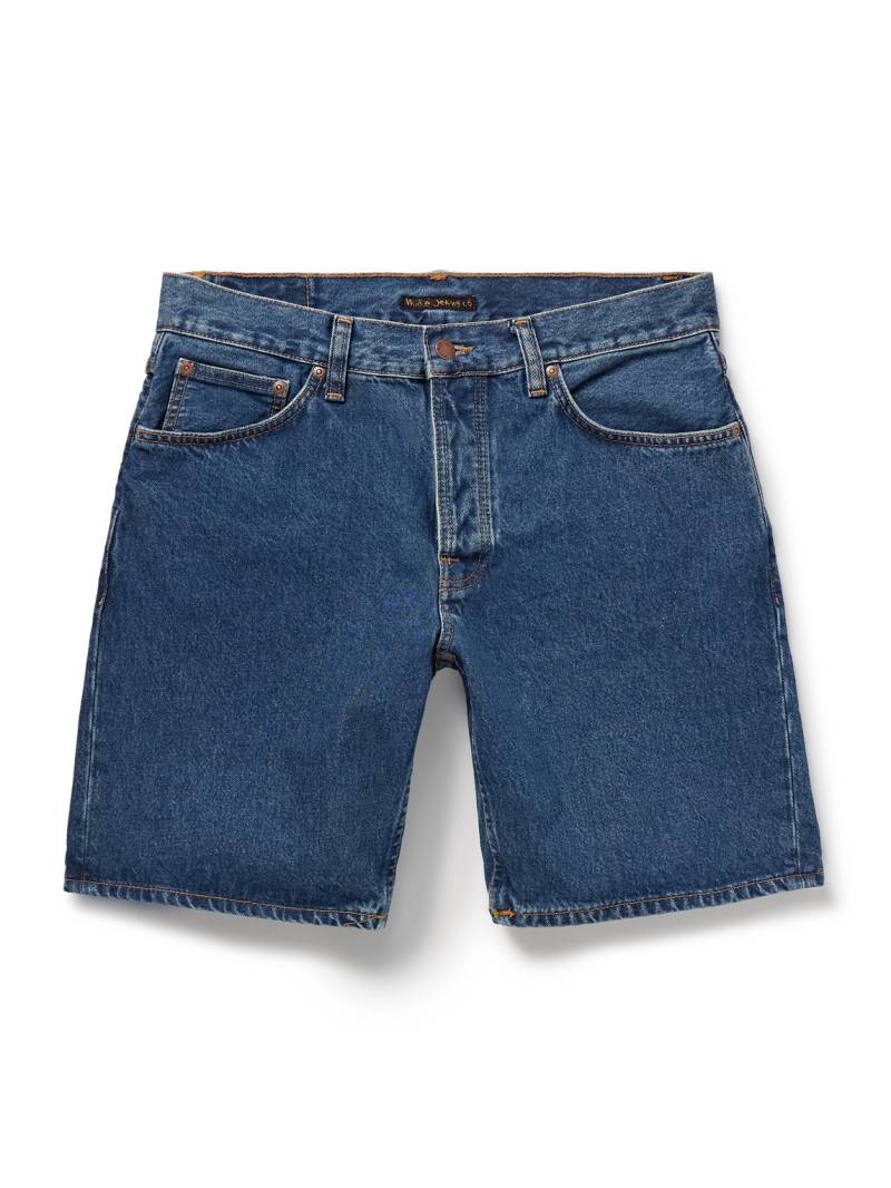 Nudie Jeans - Seth Straight-Leg Stone-Washed Organic Denim Shorts - Men - Blue - UK/US 36 Nudie Jeans - Seth Straight-Leg Stone-Washed Organic Denim Shorts - Men - Blue - UK/US 36 von Nudie Jeans