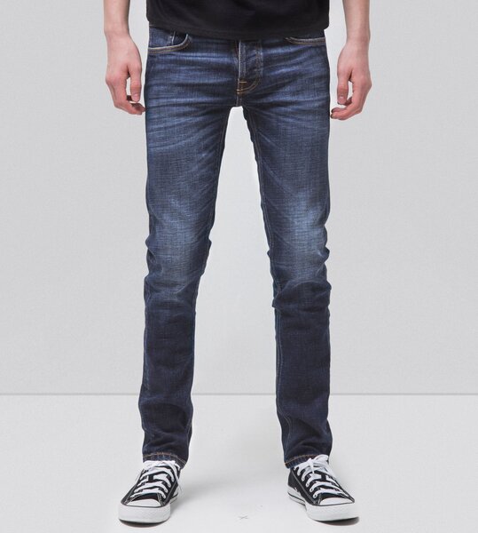 Nudie Jeans Slim Fit Jeans Grim Tim von Nudie Jeans