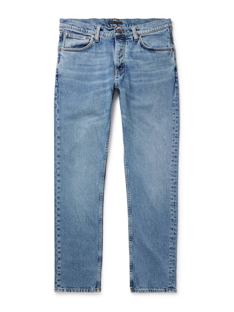 Nudie Jeans - Solid Ollie Slim-Fit Straight-Leg Jeans - Men - Blue - 32W 32L von Nudie Jeans