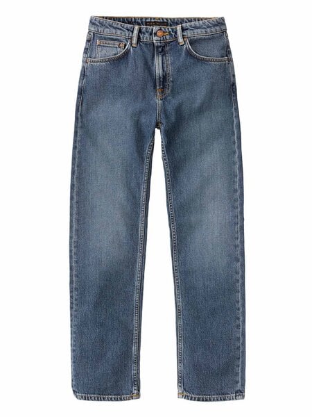 Nudie Jeans Damen Jeans - Straight Sally - aus einem Baumwolle/Elasthan Mix von Nudie Jeans