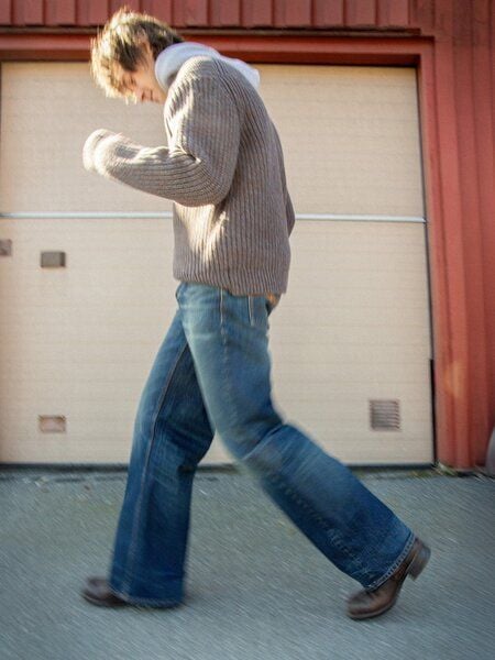 Nudie Jeans Strickpullover - August Chunky Crewneck von Nudie Jeans