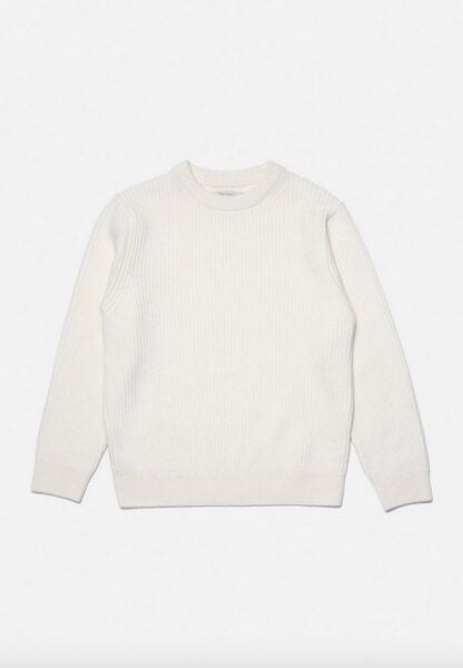 Nudie Jeans Strickpullover - August Rib Wool - aus biologischer Wolle von Nudie Jeans