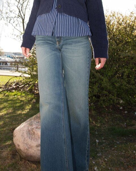 Nudie Jeans Wide Heidi Jeans - Summer Shadow von Nudie Jeans