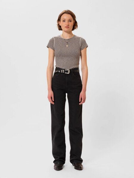 Nudie Jeans Wide Leg Jeans Clean Eileen - Smooth Black von Nudie Jeans