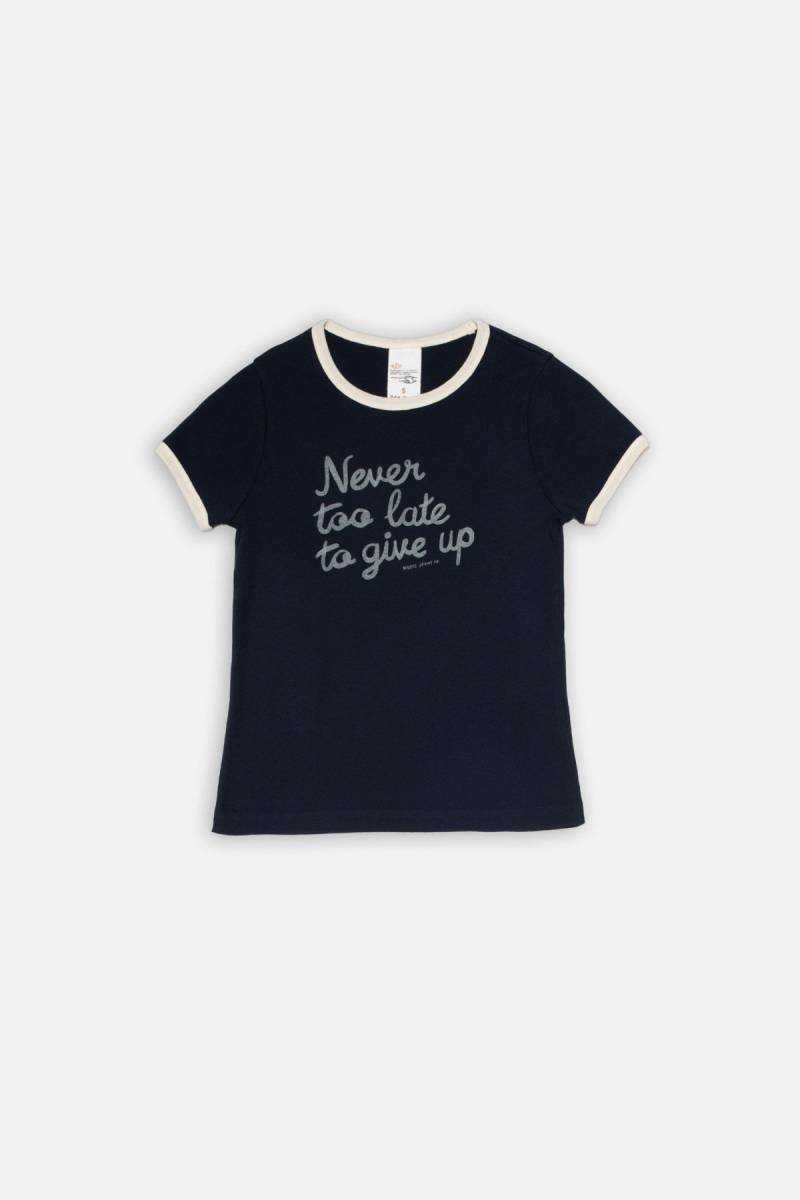 T-Shirt Eve Ringer Too Late Blau von Nudie Jeans