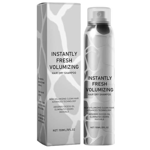 Volumizing Dry Shampoo Spray – 150ml Trockenshampoo für sofortiges Volumen, nicht fettendes Trockenshampoo in Reisegröße für Männer und Frauen von Nudorpn