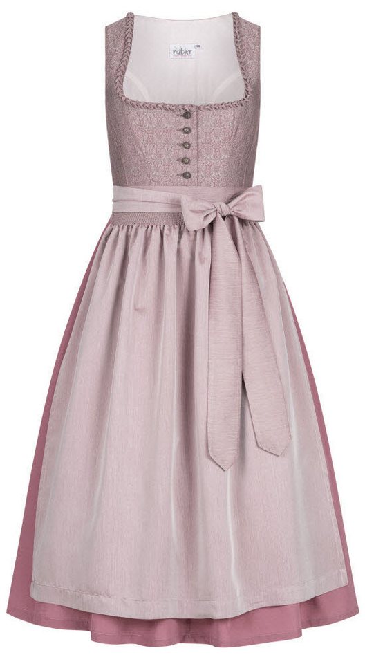 Nübler Dirndl Dirndl lang Adele in Altrosa von Nübler von Nübler