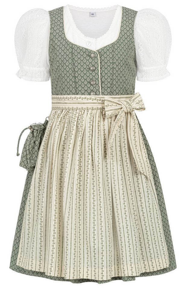 Nübler Dirndl Kinderdirndl Fredericke in Salbei von Nübler von Nübler