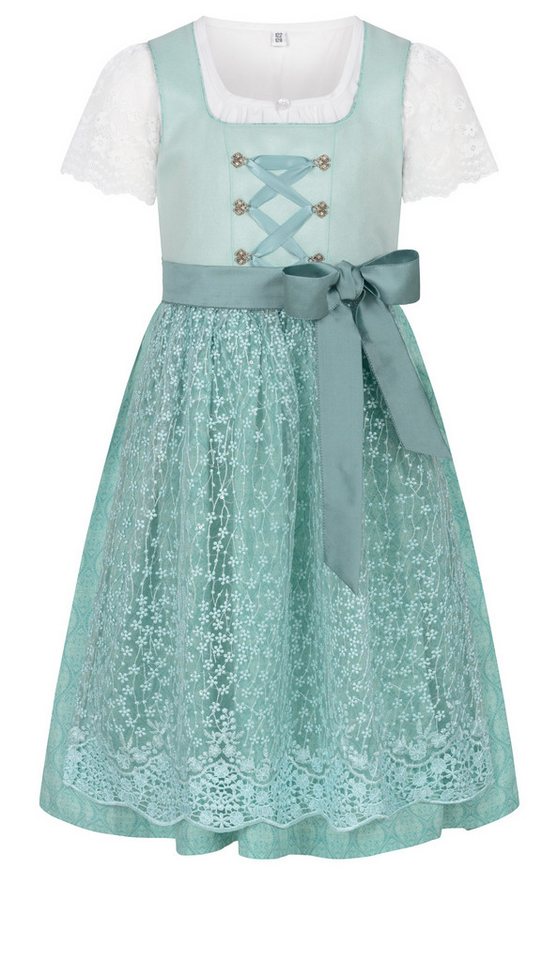 Nübler Dirndl Kinderdirndl Gundi in Aqua von Nübler von Nübler