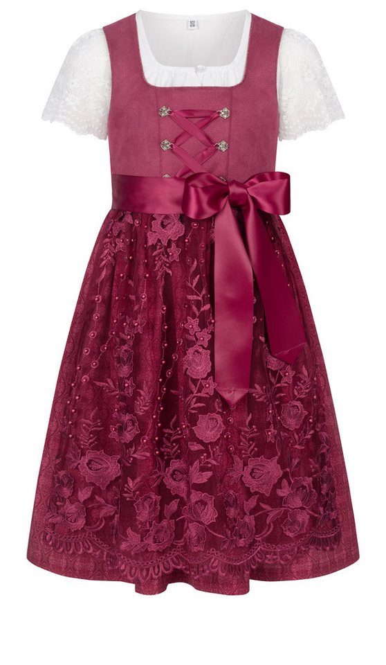 Nübler Dirndl Kinderdirndl Gundi in Beere von Nübler von Nübler