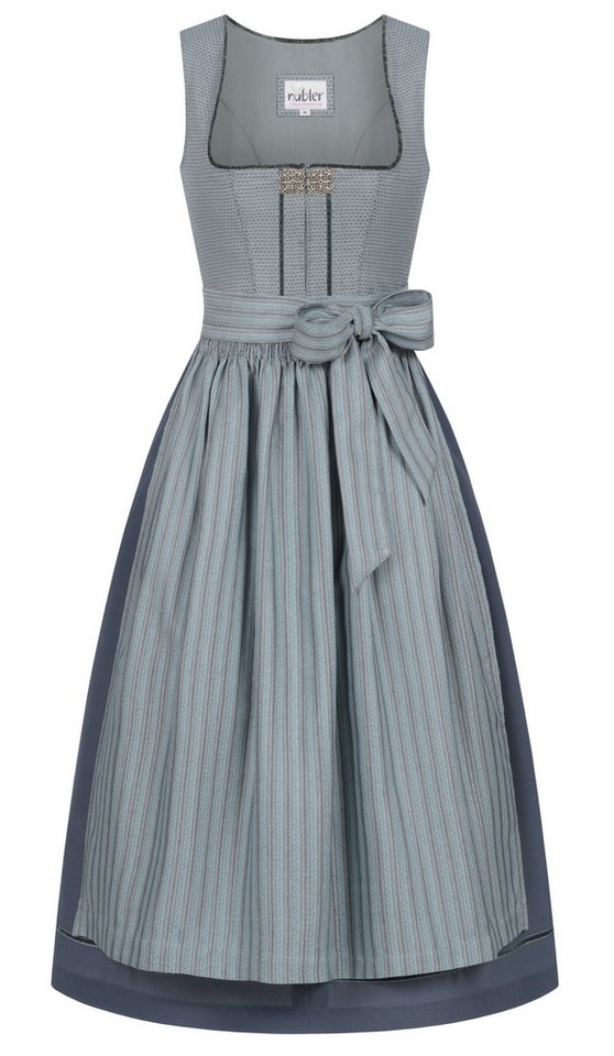 Nübler Dirndl Langes Dirndl Gill in Silber von Nübler von Nübler