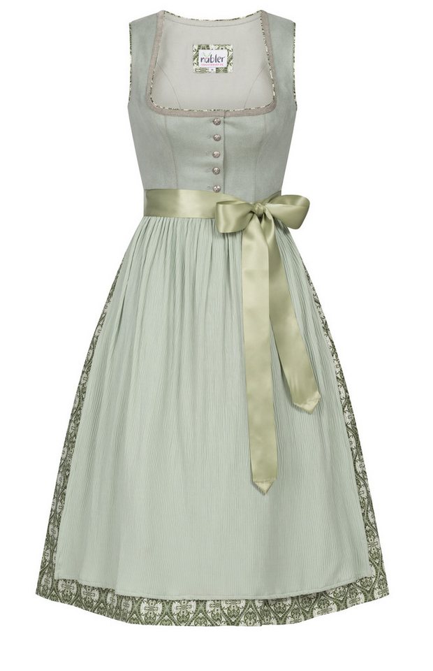 Nübler Dirndl Midi Dirndl Gloria in Salbei von Nübler von Nübler