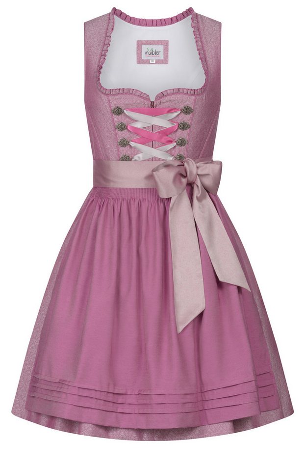 Nübler Dirndl Mini Dirndl Golda in Rosa von Nübler von Nübler