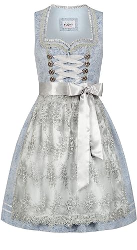 Nübler Dirndl midi Lina in Blau, Größe:36 von Nübler