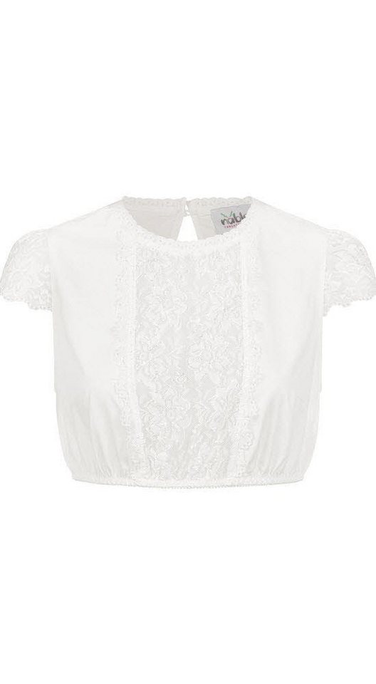 Nübler Dirndlbluse Dirndlbluse Kurzarm Emmi in Creme von Nübler von Nübler