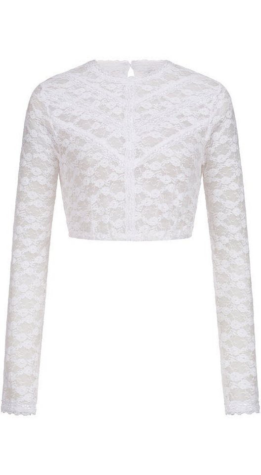 Nübler Dirndlbluse Dirndlbluse Langarm Esther in Weiß von Nübler von Nübler