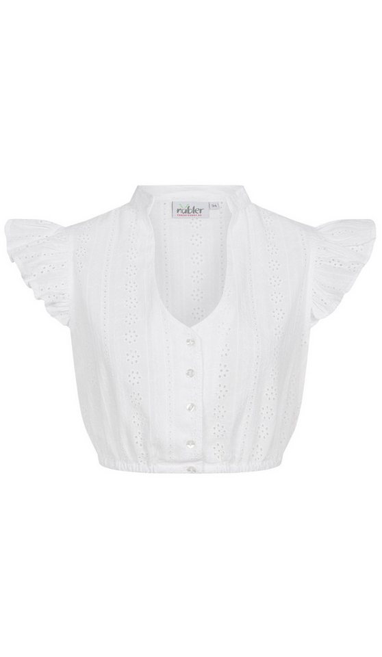 Nübler Dirndlbluse Dirndlbluse Magdalena in weiß von Nübler von Nübler