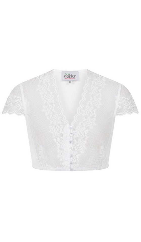 Nübler Dirndlbluse Dirndlbluse Tabea KA in Weiß von Nübler von Nübler
