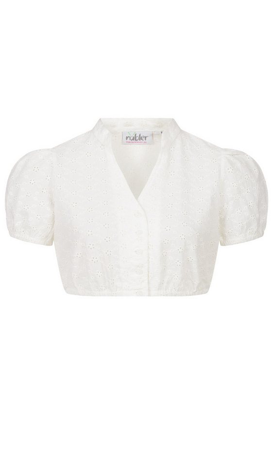 Nübler Dirndlbluse Dirndlbluse kurzarm Valentina in Creme von Nübler von Nübler