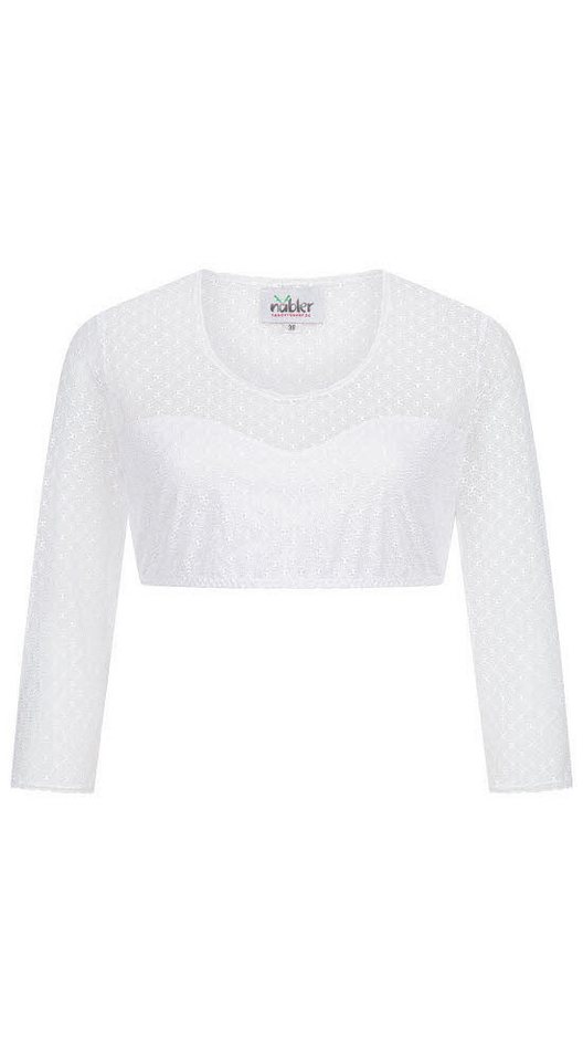 Nübler Dirndlbluse Dirndlbluse langarm Lisa in Weiß von Nübler Nübler Dirndlbluse Dirndlbluse langarm Lisa in Weiß von Nübler von Nübler