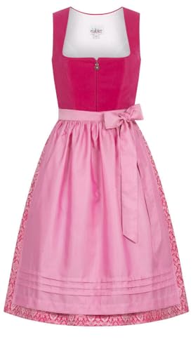 Nübler Midi Dirndl Karla in Pink, Größe:40 von Nübler