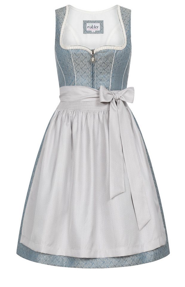 Nübler Trachtenkleid Midi Dirndl Georgina in Petrol von Nübler von Nübler