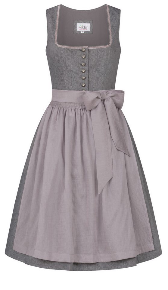 Nübler Trachtenkleid Mididirndl Fabiane in Schiefer von Nübler von Nübler