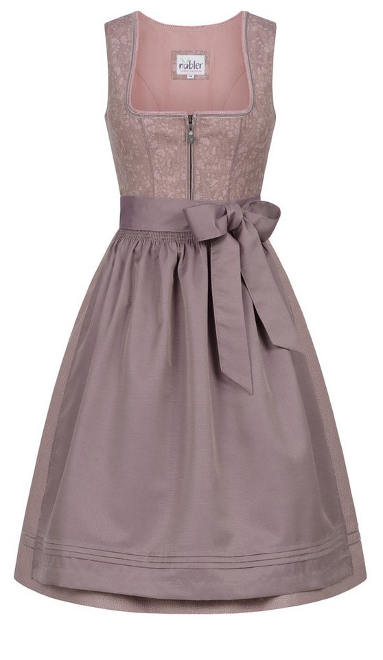 Nübler Trachtenkleid Mididirndl Gerlis in Mauve von Nübler von Nübler