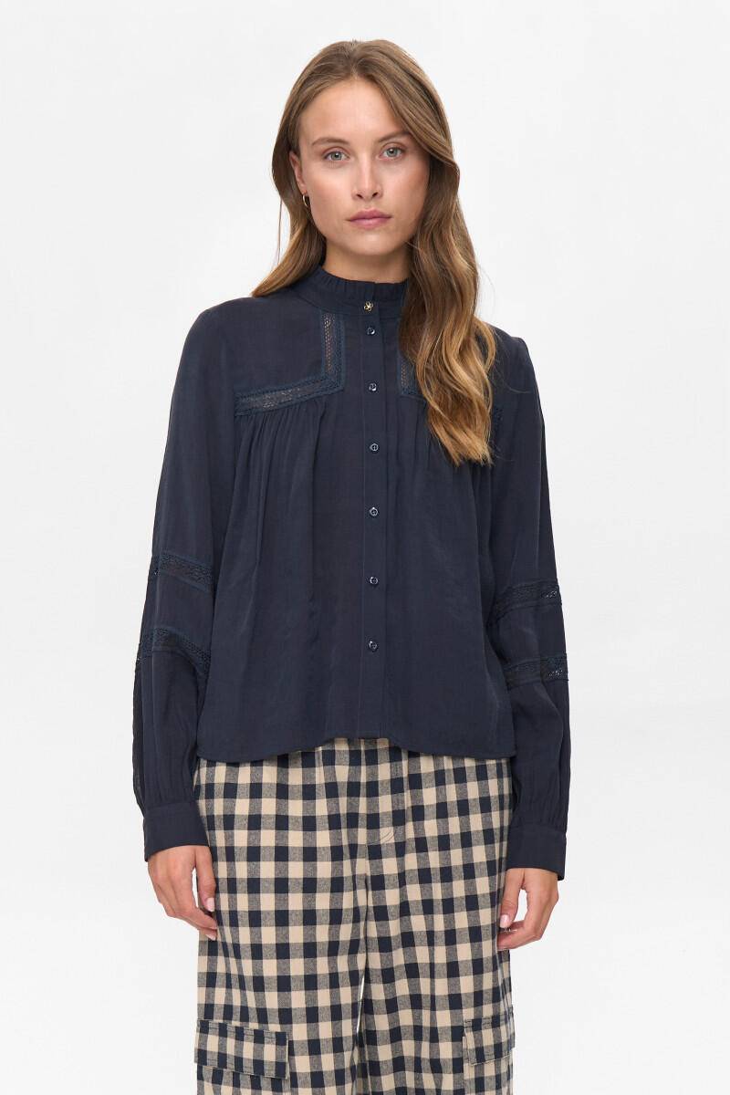 Nümph - Bluse - Nurika blau - Gr. - 36 von Nümph