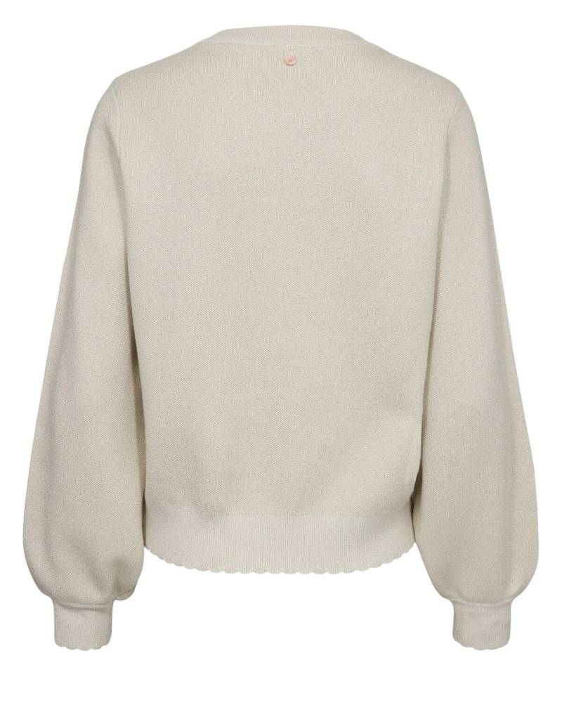 Nümph - NUBIR SOLID PULLOVER cloud dancer - Gr. - M von Nümph